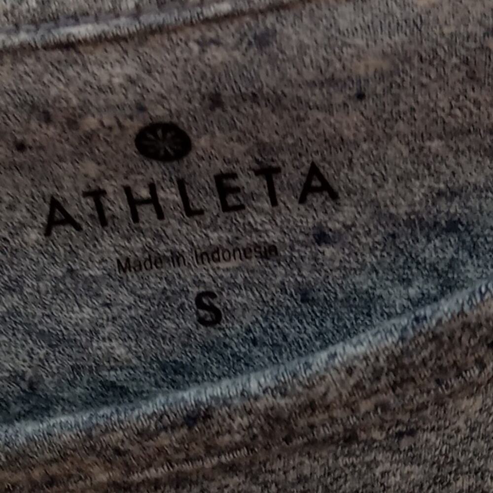 Athleta Women's Shanti long sleeve heather gray top small #243064 Activewear - Picture 2 of 7